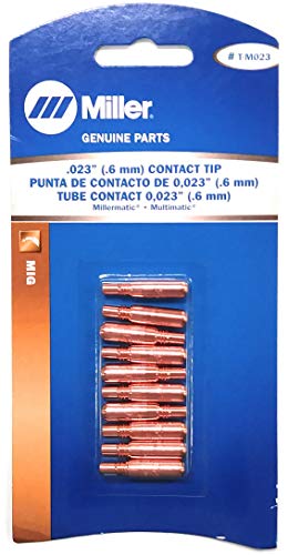 Miller Electric Bernard Contact Tip for Miller MDX - .023 / 6mm (T-M023), Pack of 10, designed as a miller mdx contact tip for optimal welding performance.