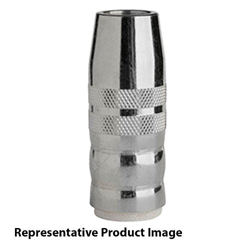 Lincoln KP2743-1-62R Nozzle, Thread-on, 1/8R, 5/8 ID, Pack of (1)
