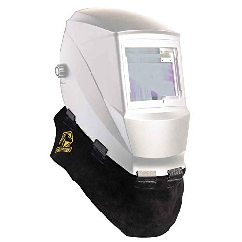 Black Stallion AH5040-BK, Split Cowhide Wrap-Around Helmet Bib, Pack of (1)