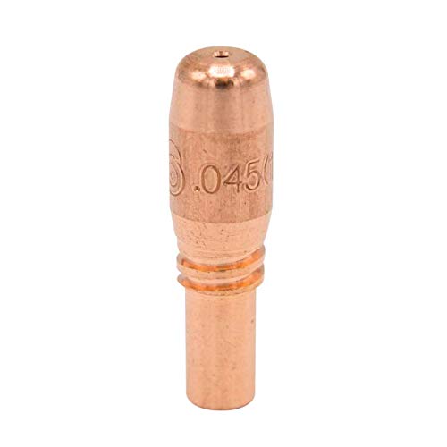 Bernard AccuLoc-S Contact Tip for .045" wire size, Pack of 10, by Miller Electric Mfg. - High-quality contact tip for welding applications.