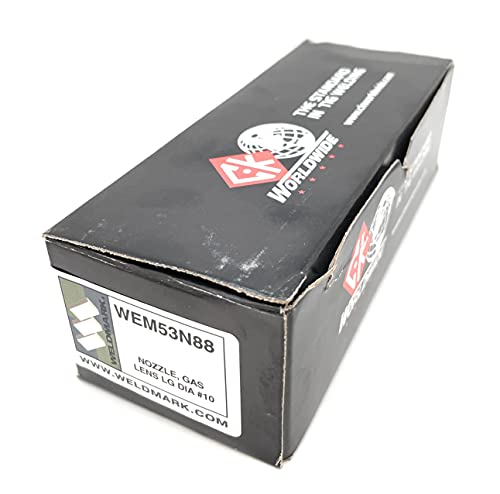 Weldmark By CK Alumina Nozzle For Large Gas Lens Torch # 17,18,26 PK = 10 (53N88-5/8")