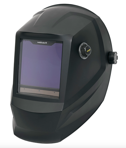 Weldcote Metals Supremeview, Auto Darkening Welding Helmet HD Filter Optics, Black