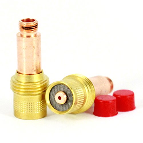 TIG Gas Lens Collet Body #17, 18, 26 Torch 2PK (45V26-3/32")