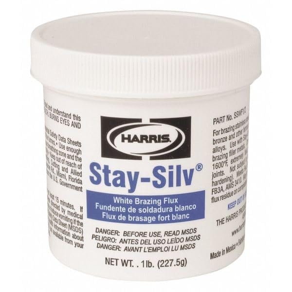Harris Soldering Flux,Paste,1 lb.,Plastic Jar SSWF1-1 Each