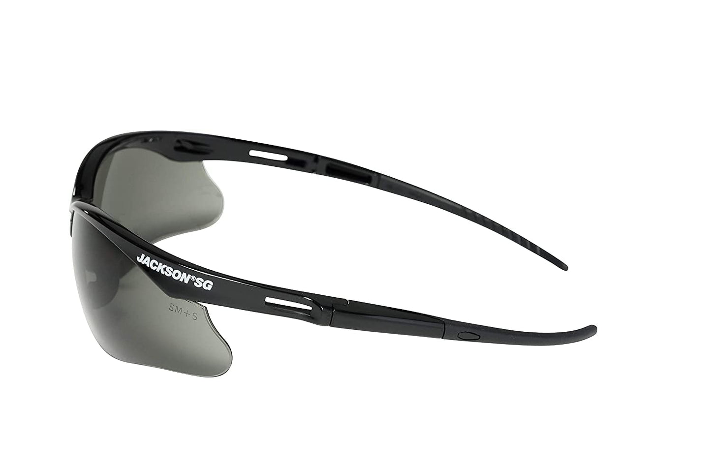 Jackson Safety 50006, SG Black Frame, Grey Lens, Safety Glasses, Pack of (12)