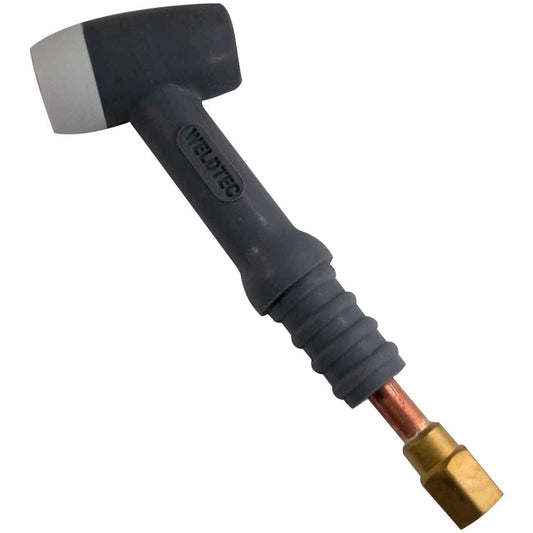 Weldtec WT-17 Torch Body, Rigid, Gas, 150A - Air cooled welding torch designed for optimal Tig Torch performance.