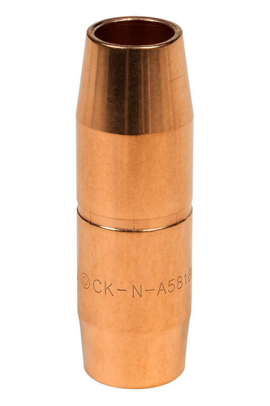 Bernard N-A5818C Nozzle, Acculock S, Large, 5/8 Orifice, 1/8 Recess, Copper, Pack of (10)