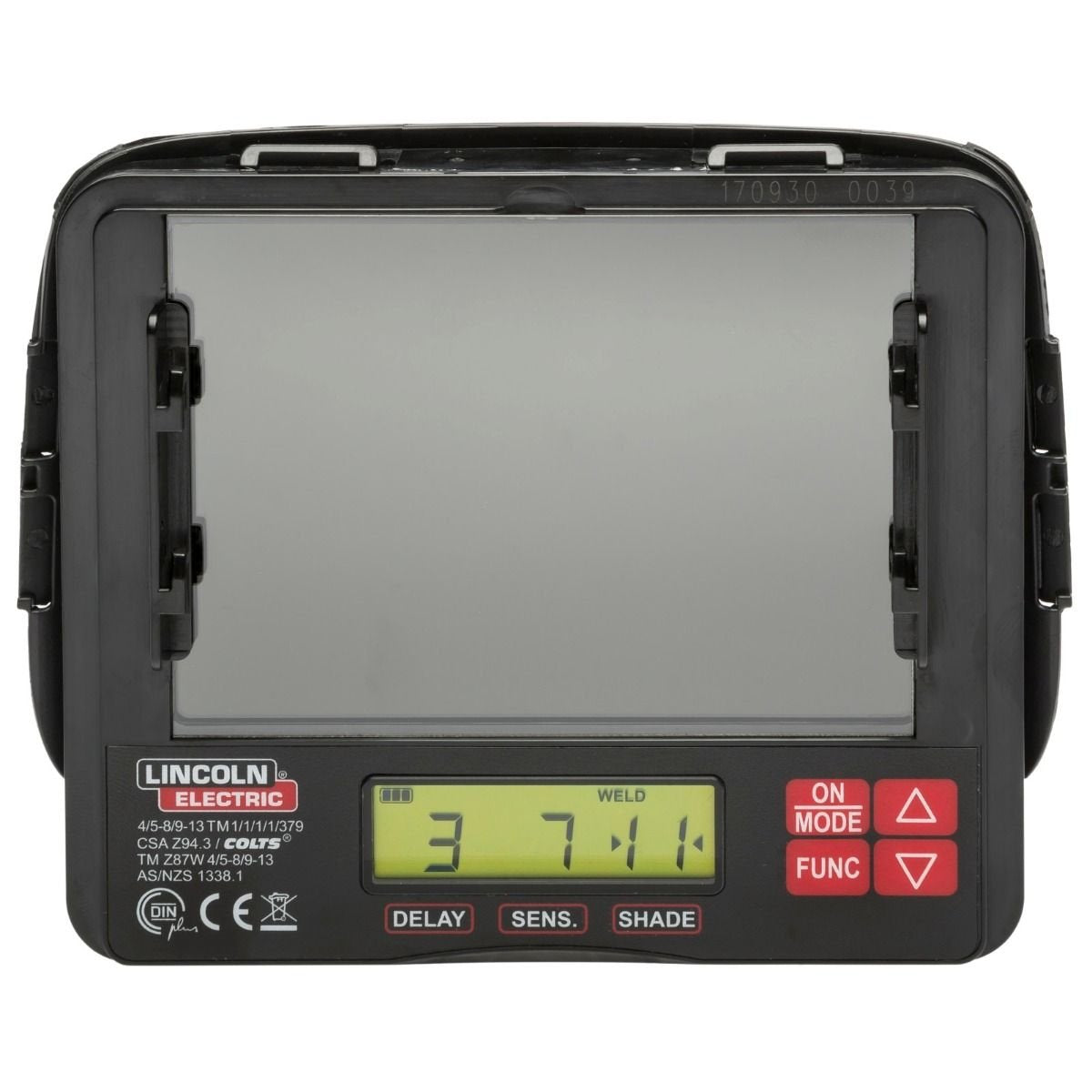 Lincoln Electric K3540-3 Viking 3250D FGS Auto Darkening Welding Helmet - Black