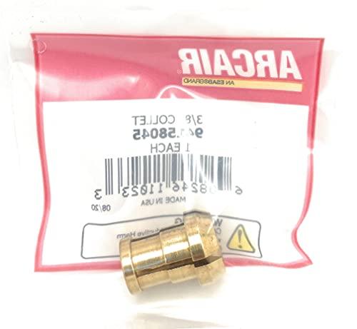 Close-up view of Arcair 9415-8045, 3/8" Slice Torch Collet from ESAB showcasing its design and robust construction.