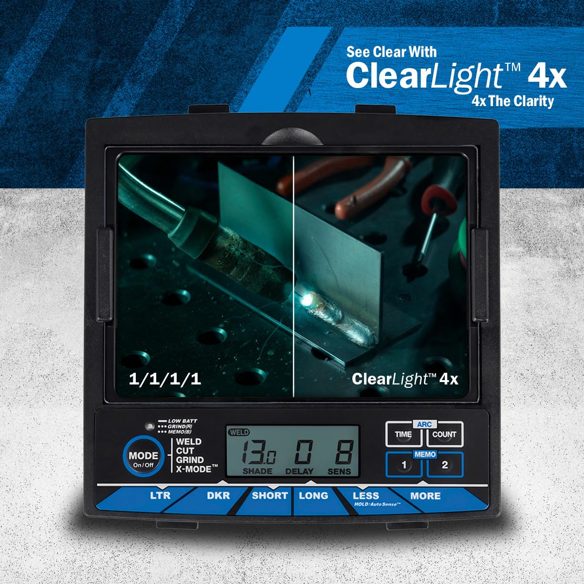 Miller 296757, Digital Performance™, Black, ClearLight 4X