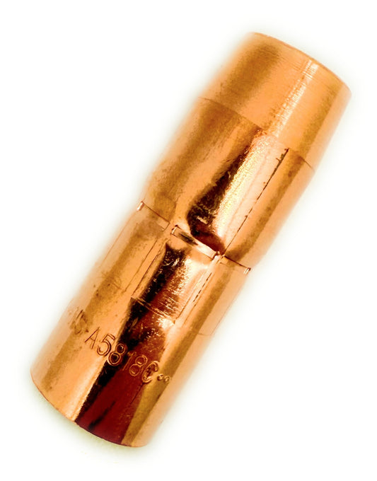 Bernard NS-A5818C Nozzle, Acculock S, Small, 5/8 Orifice, 1/8 Recess, Copper, Pack of (10)