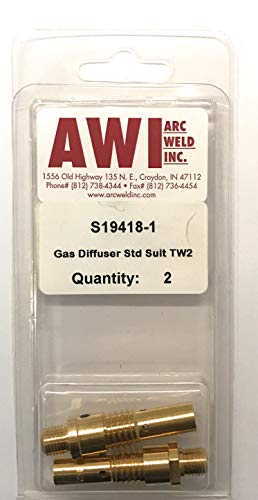 S19418-1 Lincoln Style Gas Diffuser Pack of 2 - Arc Weld by Masterweld