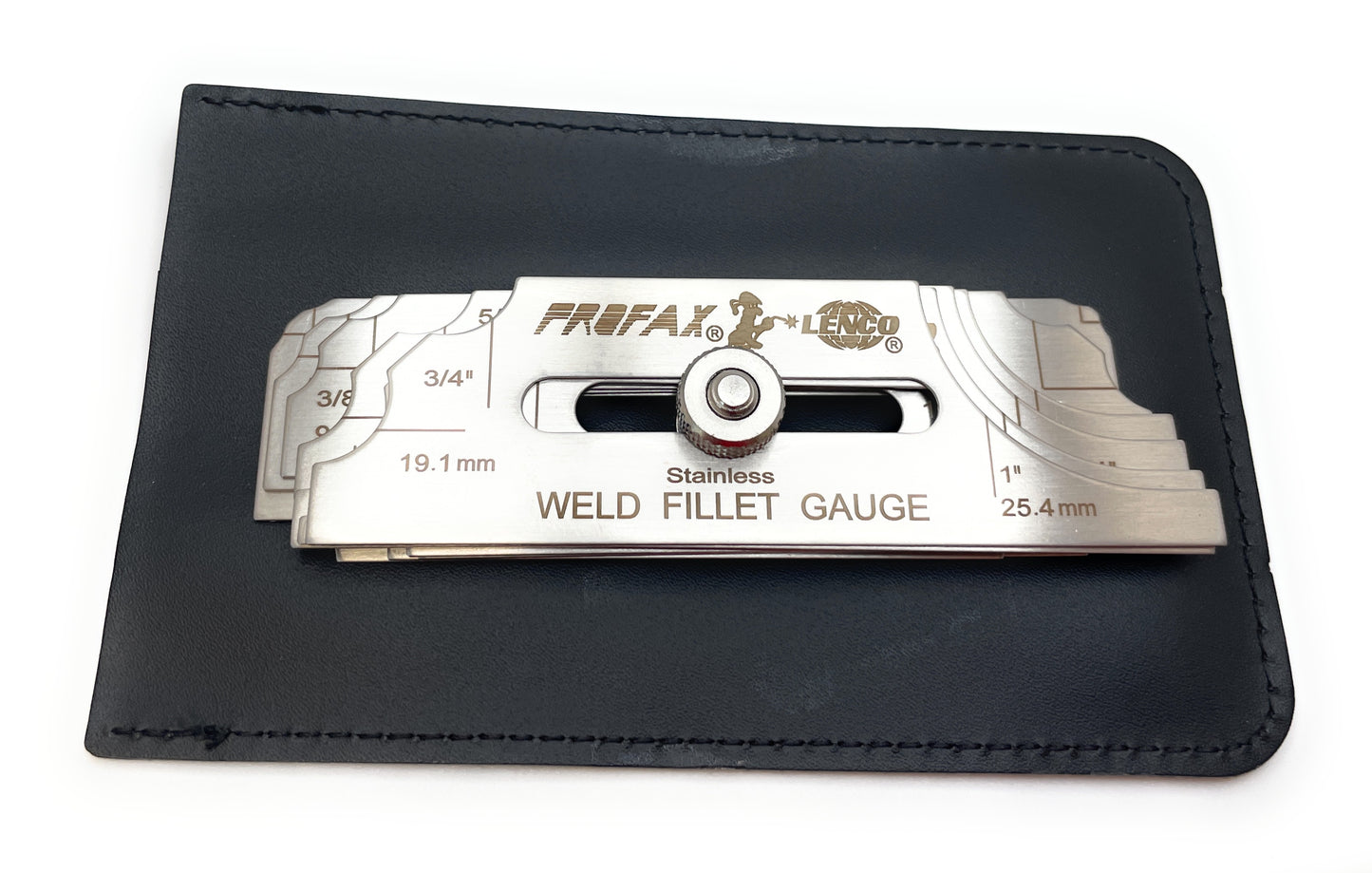 Profax WFG, Metal Weld Fillet Gauge Set, (1/8" - 1") Metric & Inch, 1 Set