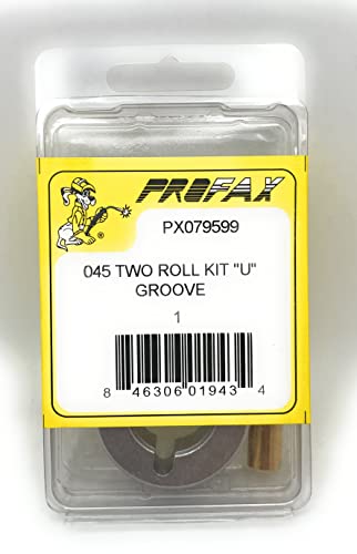 Profax PX079599, Mille Style Drive Roll .045 U-Groove Drive Roll Kit, 2 Roll Kit