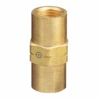Western AW-431, Water Hose Couplers, Brass, B-Size, Female/Female, Left Hand, Pack of (1)