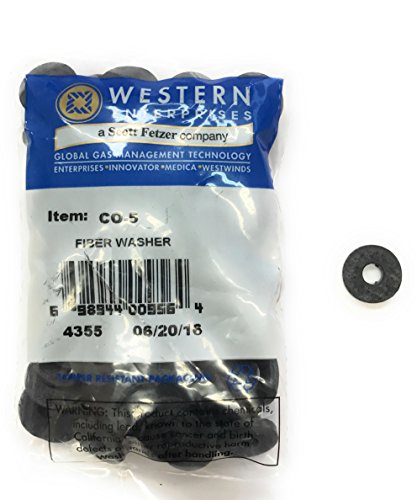 Western Enterprises CO-5 CO2 Regulator Inlet Washers CGA-320 Fiber 100 Pack