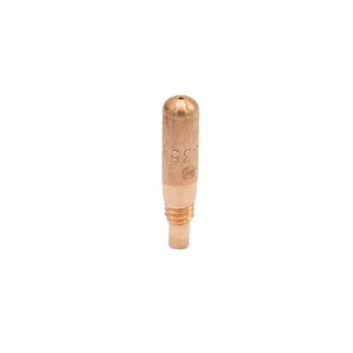 Bernard Welding Miller MDX Contact Tips - .035 / 9mm (T-M035) in a pack of 10, ideal for use with Miller MDX-100 and MDX-250 MIG guns.