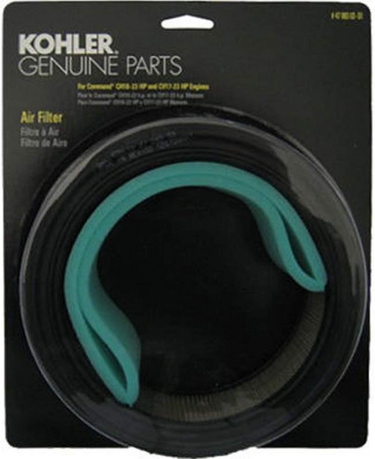 KOHLER 47 883 03-S1 Engine Air Filter With Pre-Cleaner Kit