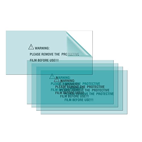 Lincoln Electric Viking 2450 Inside Lens set of 5 clear replacement lenses with warning to remove protective film before use.