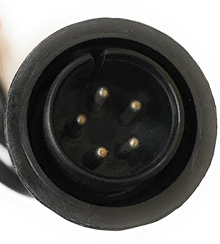 Close-up view of the LAK-354 Control Wire Assembly connector from Tweco Arcair, showcasing the four-pin design for enhanced welding connectivity.