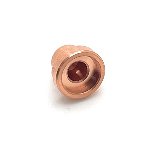 American Torch Tip 18866 Plasma Cutting Tip 1.0mm 30A - Back view showcasing the durable copper construction of this high-performance plasma cutting tip.