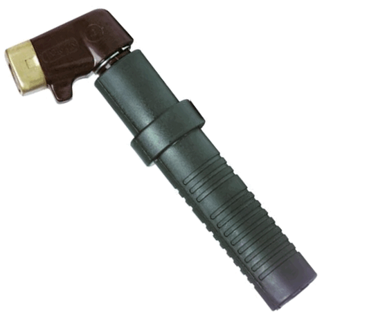 Jackson J4 400 Amp Heavy Duty Copper Electrode Holder for Welding, featuring a durable design with a comfortable grip, perfect for professional welders engaged in various welding applications.