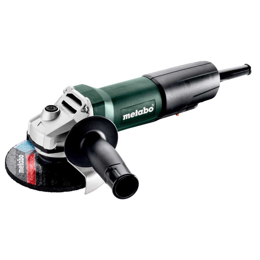 Metabo 4-1/2-Inch / 5-Inch Angle Grinder | 11,500 RPM | 8 Amp | Paddle Switch | WP 850-125
