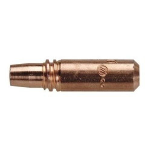 Miller Electric 206186 Heavy Duty FasTip Contact Tip, 0.035 inches, designed for mild and stainless steel welding, displayed in high-quality copper construction for optimal performance and durability.