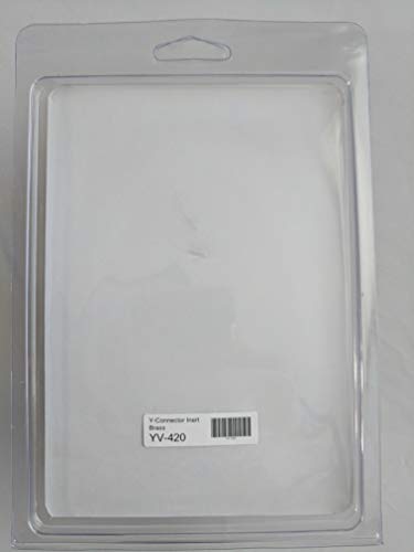 Product packaging for Weldmark YV-420 Valved 'Y' Connections, showcasing the transparent blister pack design, distributed by Superior.