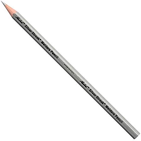 Markal 96101 Silver Streak Welders Pencil, Silver - Pack of 12, essential tools for professionals, silver streak pencil pack.