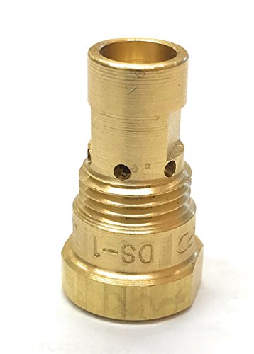 Bernard-DS-1 Diffuser, Centerfire, Brass, small, Pack of 1 - High-quality gas diffuser designed for BTB platform MIG guns, featuring durable brass construction for optimal gas flow.