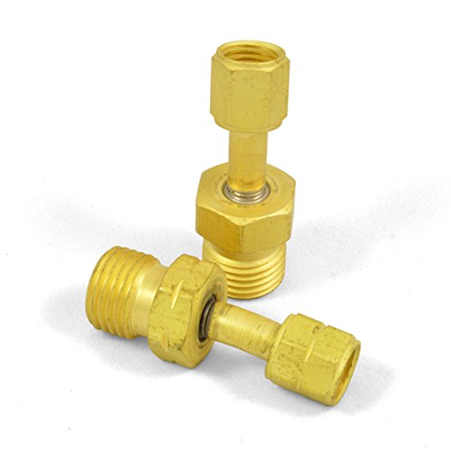 Western 105 & 106 Oxygen Acetylene Adaptors, showcasing high-quality brass fittings for connecting A size torches or regulators to B size hoses, designed for reliable welding and cutting applications.
