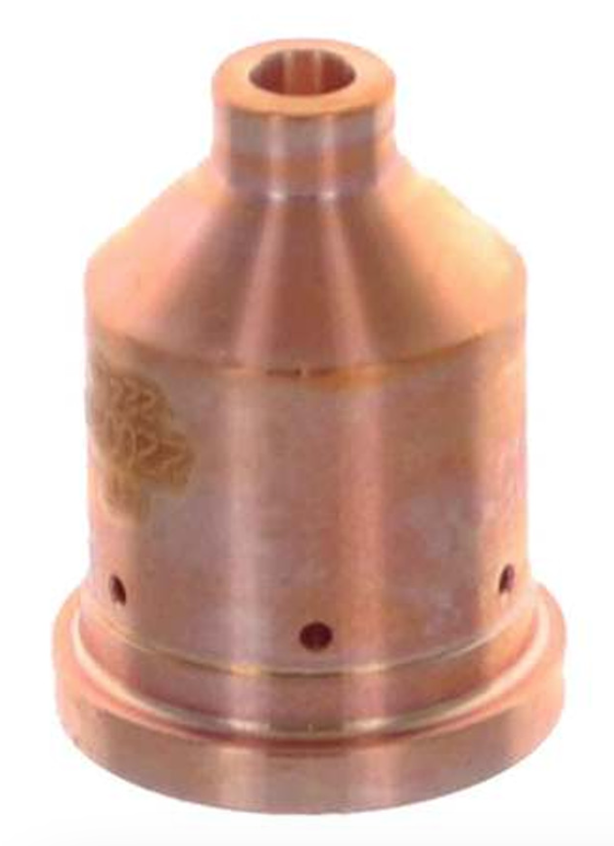 Hypertherm 220059 Gouging Nozzle, 60-80 Amp, Pack of 5 - High-performance plasma cutting nozzle for Powermax series torches.