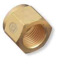 Western CGA-326 Gas Nut - Durable brass nut designed for reliable gas connections. 1 pack for optimal performance.