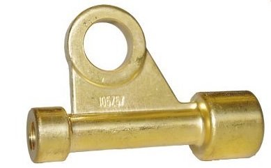 Weldmark 105Z57 15PCA Lug Style Power Cable Adapter, designed for #9/#17 TIG torch connection, featuring durable construction and reliable performance for welding applications.