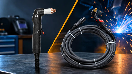 Plasma cutting torch for precision metal cutting