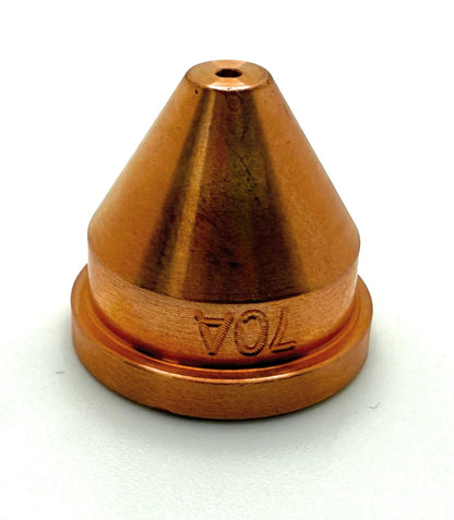 ESAB 0558005219 70 Amp Plasma Nozzle for PT-37/PT-38 Torch - Pack of 5, ideal for high-performance cutting applications.
