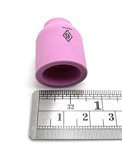 Weldmark By CK Alumina Nozzle For Small Gas Lens Torch # 9, 20, 25 PK = 10 (53N60-3/8")