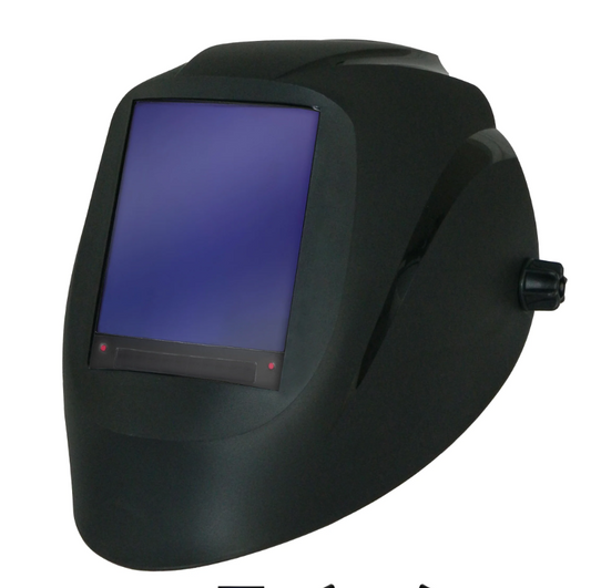 Arc One BFFVX-1500 Black Vision Weld Hood featuring BFFVX Lens for enhanced clarity and comfort, designed for professional welders.