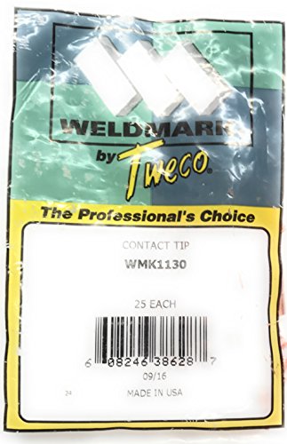Weldmark By Tweco 11 Series Contact Tip Pk= 25 Tips (11-30 - .030")