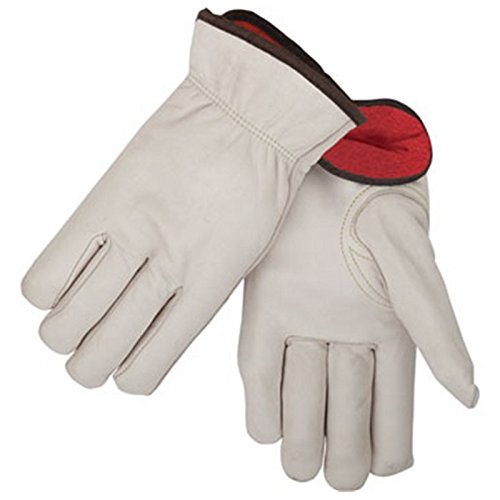 Black Stallion 93WXL Grain Cowhide Lined Winter Gloves in Size X-Large, premium quality winter work gloves designed for warmth and comfort, showcasing an effective work glove construction.