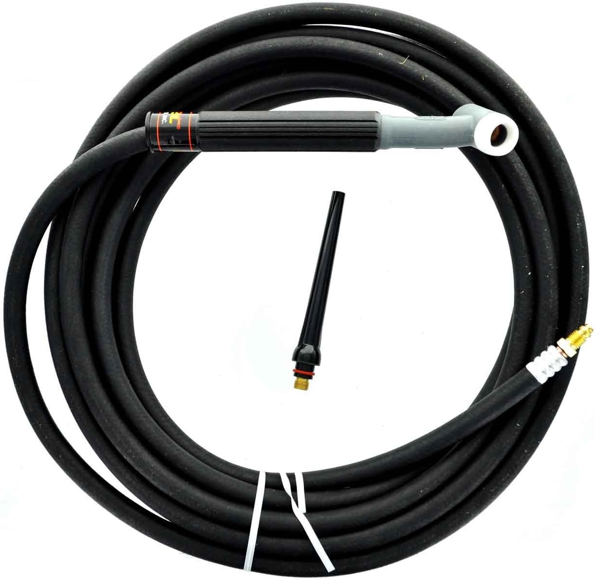 Weldtec WT-17-12R 12.5' TIG Torch Kit Rigid Head, Rubber Twister Cable, 150 Amp