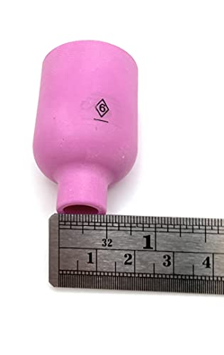 Weldmark CK 57N75 Alumina TIG Nozzle Large Gas Lens 17 18 26 3/8" 10-Pack