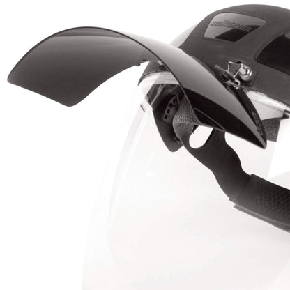 Sellstrom DP4, Face Shield, Clear Anti Fog Polycarbonate Window with Shade 8 Flip Up Visor
