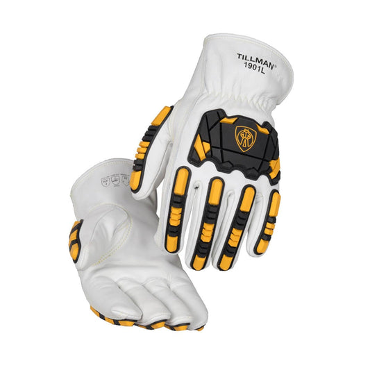 Tillman 1901 Impact Drivers Glove Cowhide, Medium