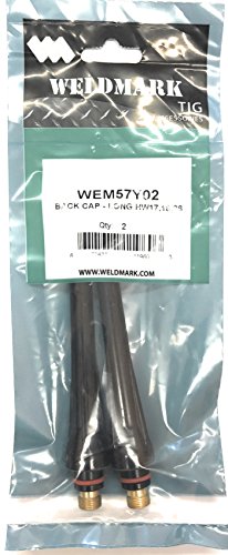 Weldmark Back Cap #17, 18, 26 Tig Torches Pk = 2 (Long 57Y02)