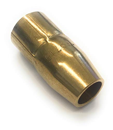 Miller Style M-Series Nozzle Flush Mount 1/2" Bore by Masterweld - High-performance welding accessory from Arc Weld, designed for optimal gas flow and superior precision.