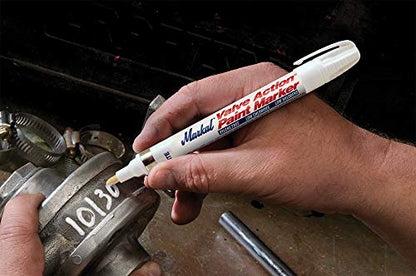 Markal 96823, Valve Action Black Paint Marker, Pack of (1)