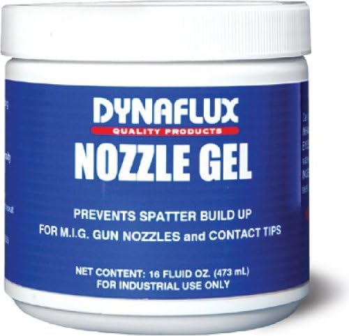 Dynaflux Mig Welding Nozzle Gel, Contact Tip Dip, 16 OZ, Pack of (1)
