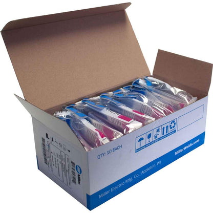 Miller Electric Miller SA00818 P100 Filters, LPR-100, Box of 10 Pairs featuring advanced p100 particulate filters designed for effective air cleaning against airborne particulates.